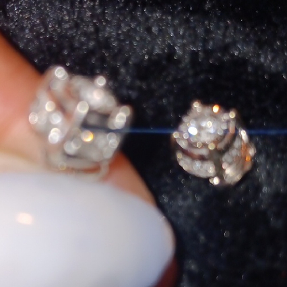 Elegant Silver Stud Earrings